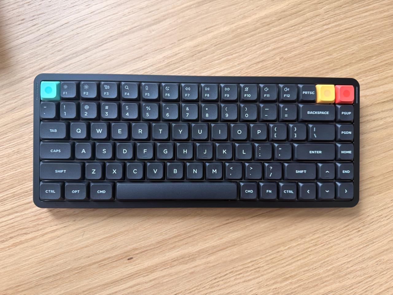 NuPhy Air75 V3 keyboard on desk