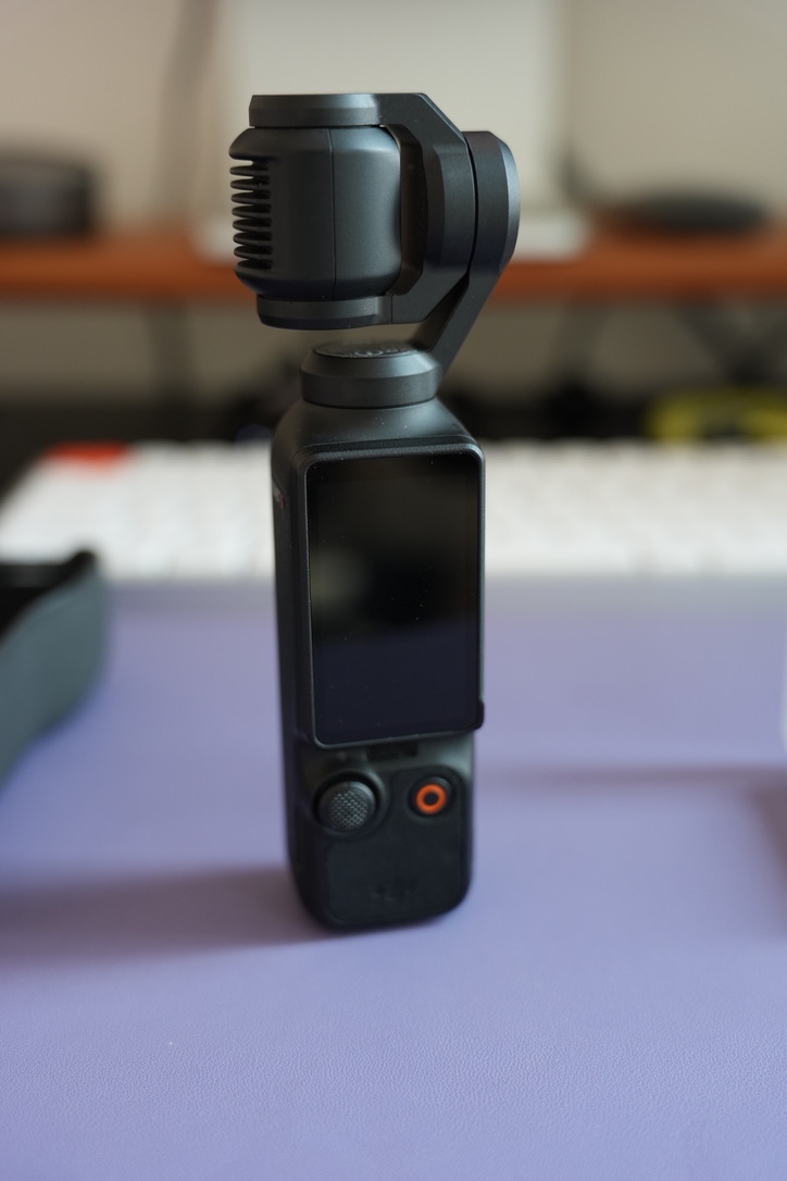 My DJI Osmo Pocket 3 on my desk